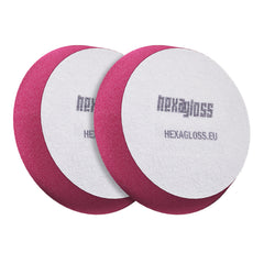 Hexagloss Pink Heavy-Cut – Tampone heavy cut 80 mm – tampone per lucidatura