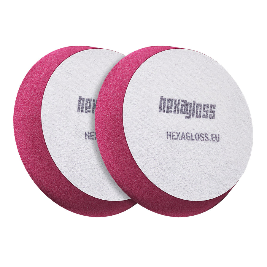 Hexagloss Pink Heavy-Cut – Tampone heavy cut 80 mm – tampone per lucidatura