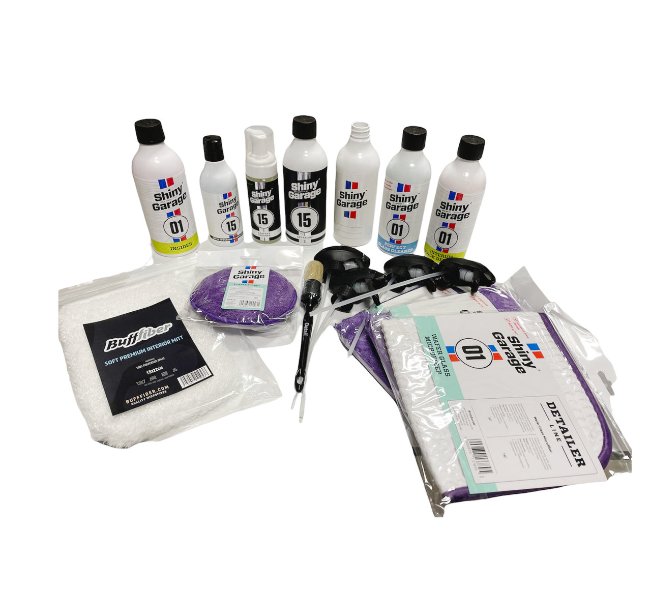 Kit Completo Pulizia e Mantenimento Interni – kit di prodotti per detailing