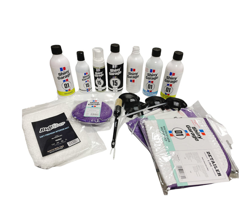 Kit Completo Pulizia e Mantenimento Interni – kit di prodotti per detailing