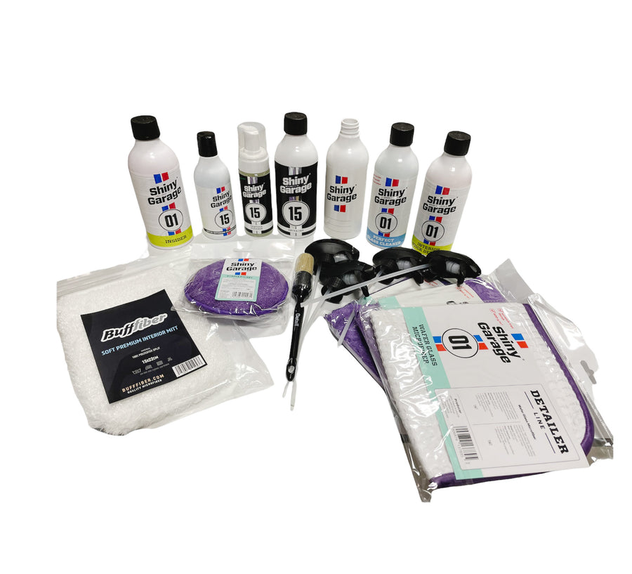 Kit Completo Pulizia e Mantenimento Interni – kit di prodotti per detailing
