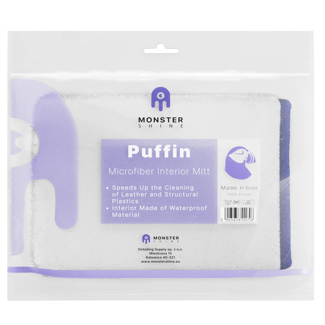 Monster Shine Puffin Interior Mitt – guanto per la pulizia degli interni