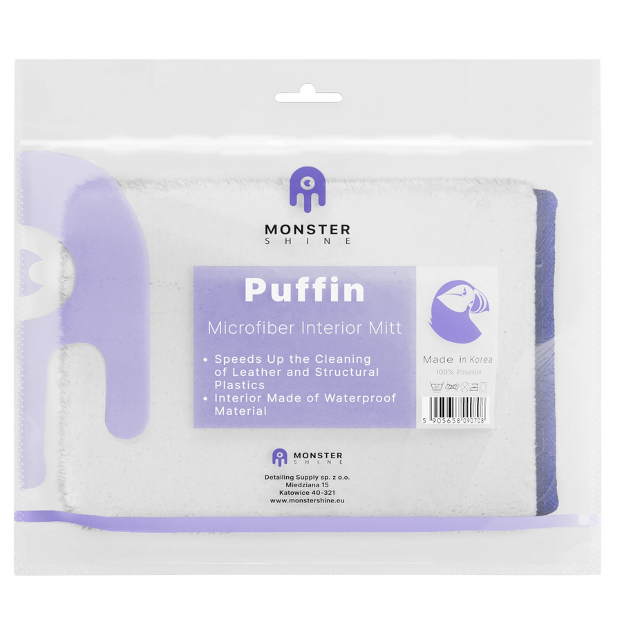 Monster Shine Puffin Interior Mitt – guanto per la pulizia degli interni