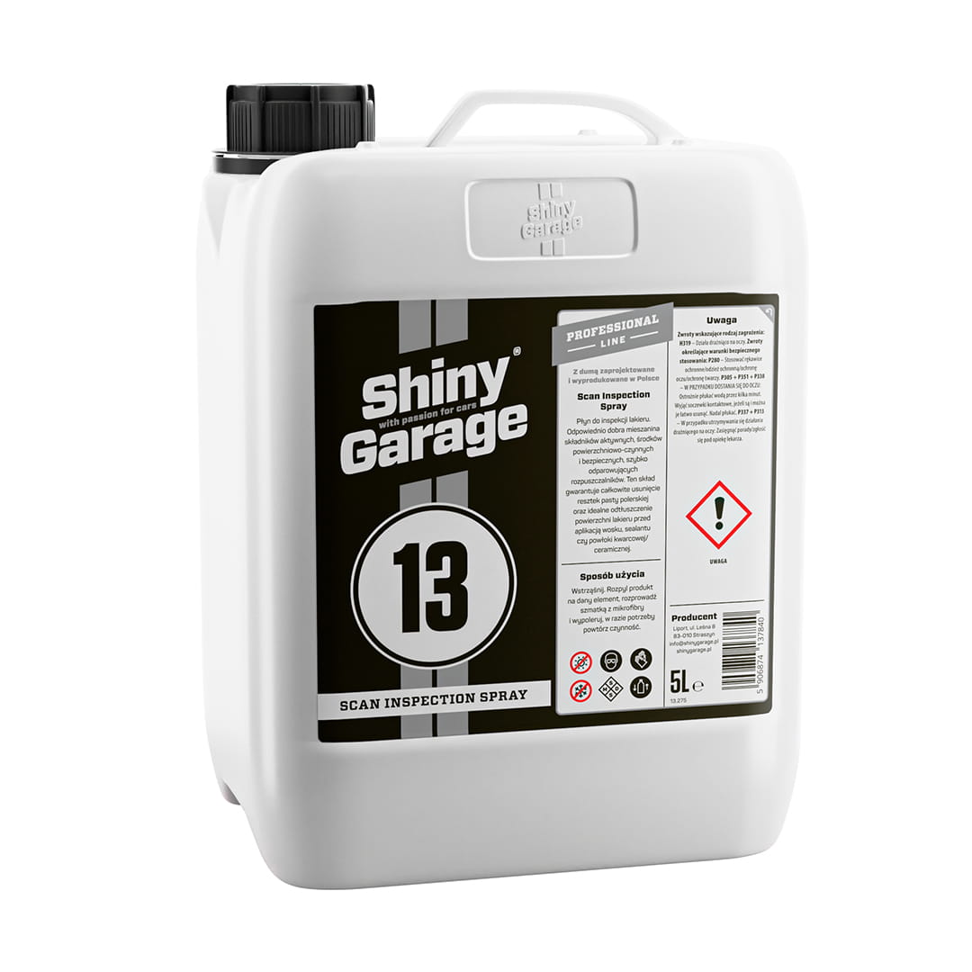 Shiny Garage Scan Inspection Spray – Panel wipe