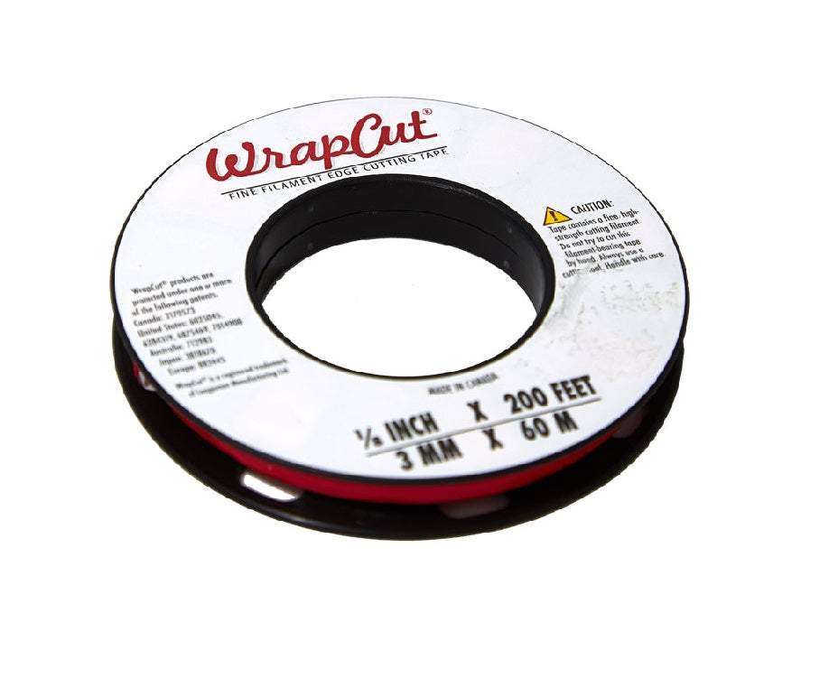 Uzlex WrapCut Red 3 mm x 60 m – Nastro da taglio – utensile per la posa o la rimozione di pellicole