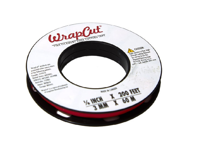 Uzlex WrapCut Red 3 mm x 60 m – Nastro da taglio – utensile per la posa o la rimozione di pellicole