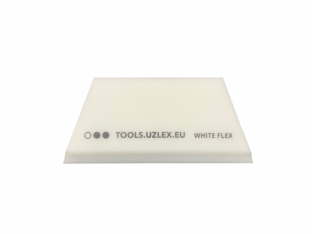 Uzlex White Flex Squeegee – Spatola flessibile per PPF – utensile per la posa o la rimozione di pellicole