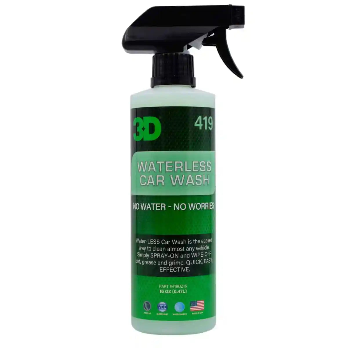 3D Waterless Car Wash – shampoo o soluzione per il lavaggio auto